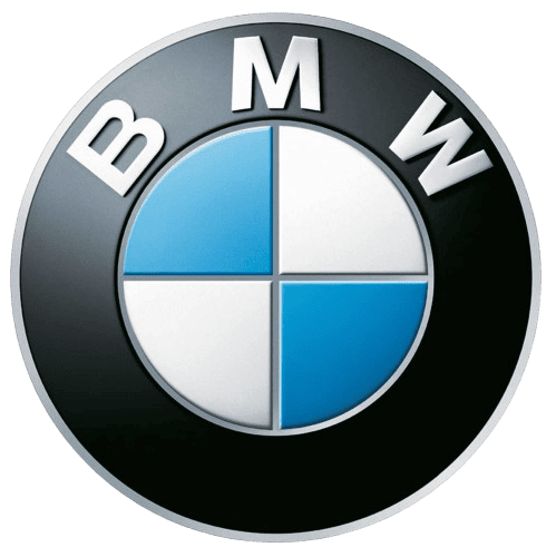 BMW car brand logo for roadside assistance and doorstep mobile repair service