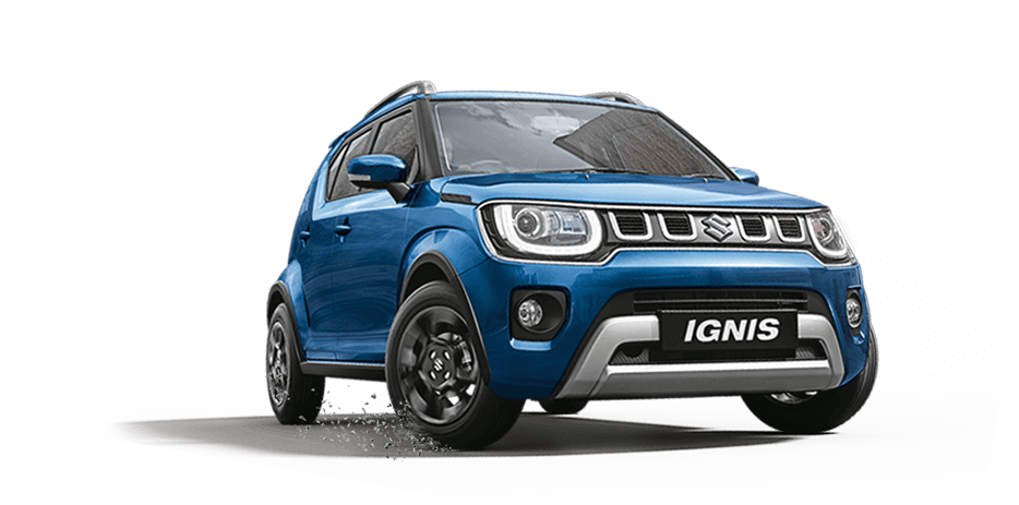 Maruti Suzuki Ignis Car logo for doorstep repair service and roadside assistance near me