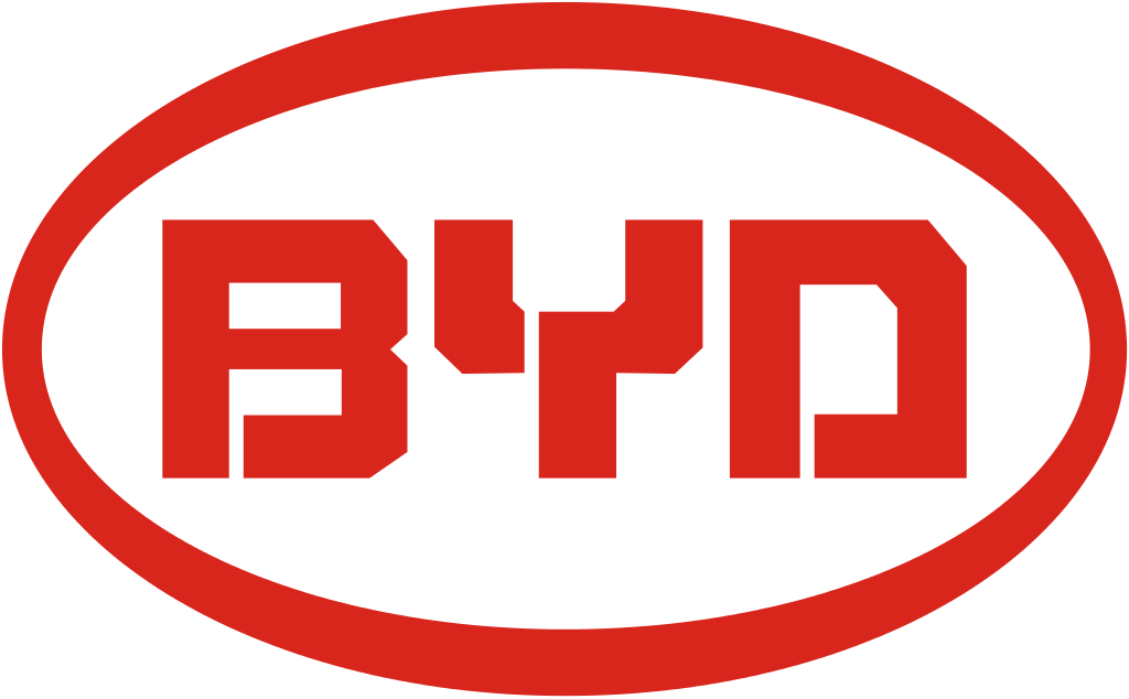 BYD car brand logo for roadside assistance and doorstep mobile repair service