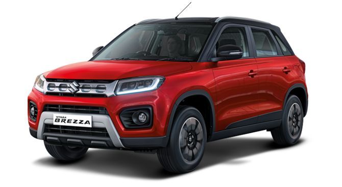 Maruti Suzuki Vitara Brezza Car logo for doorstep repair service and roadside assistance near me