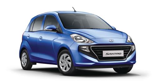Hyundai Santro Car logo for doorstep repair service and roadside assistance near me