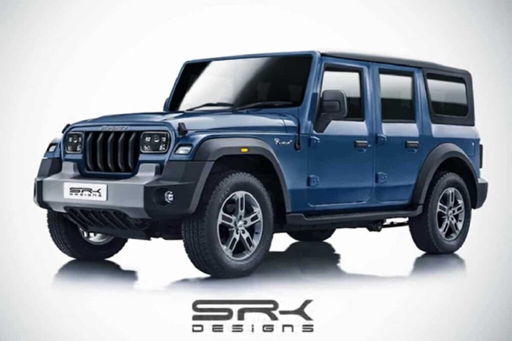 Mahindra Thar 5Door Car logo for doorstep repair service and roadside assistance near me