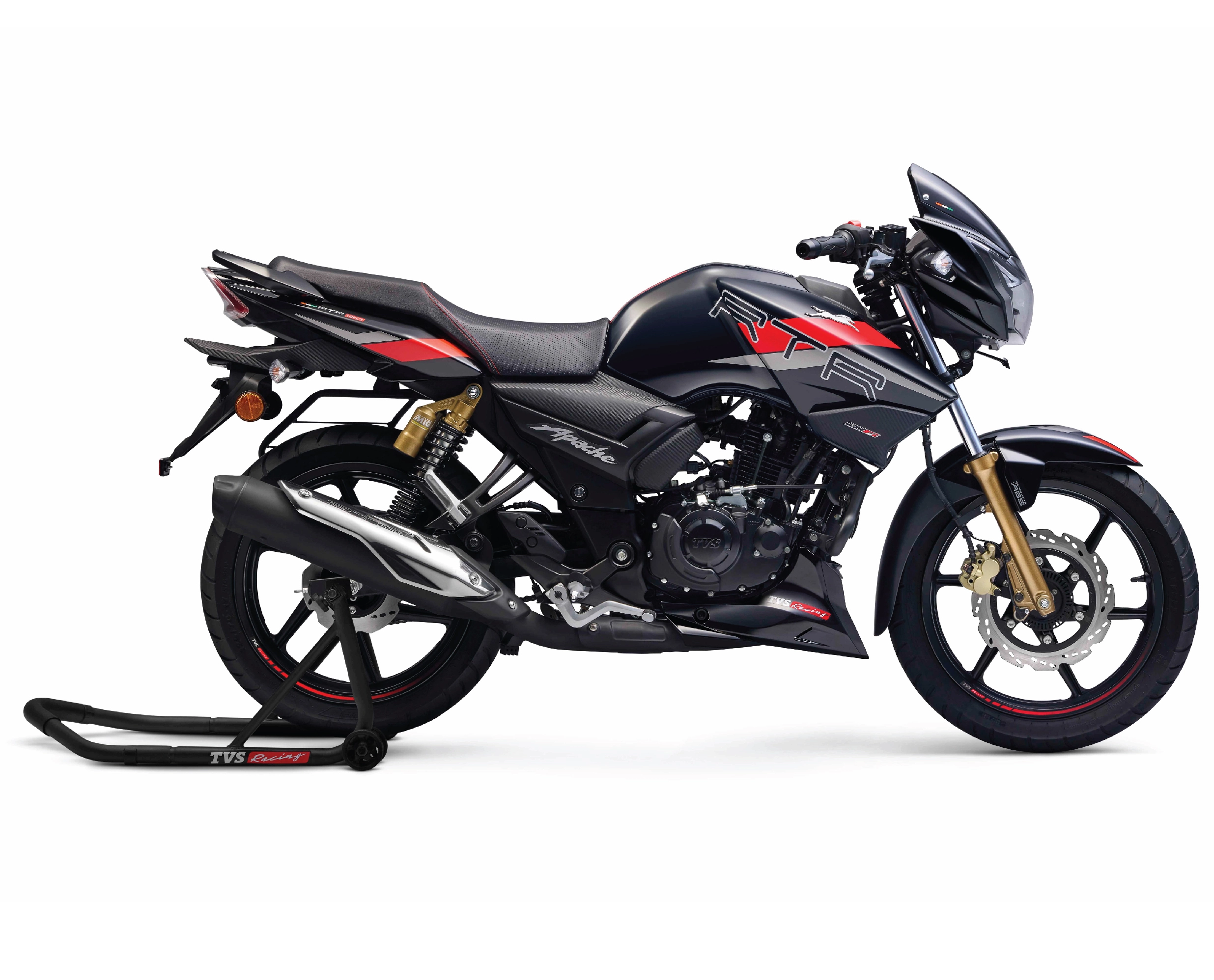 TVS Apache RTR 160 Bike logo for doorstep repair service and roadside assistance near me