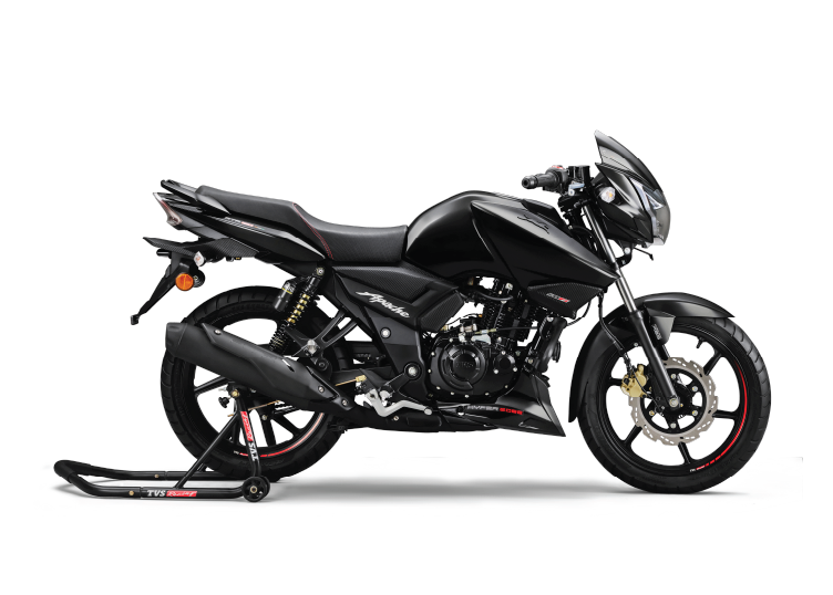 TVS Apache RTR Bike logo for doorstep repair service and roadside assistance near me
