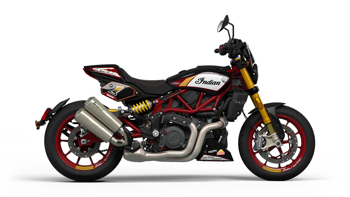 Indian FTR Rally Bike logo for doorstep repair service and roadside assistance near me