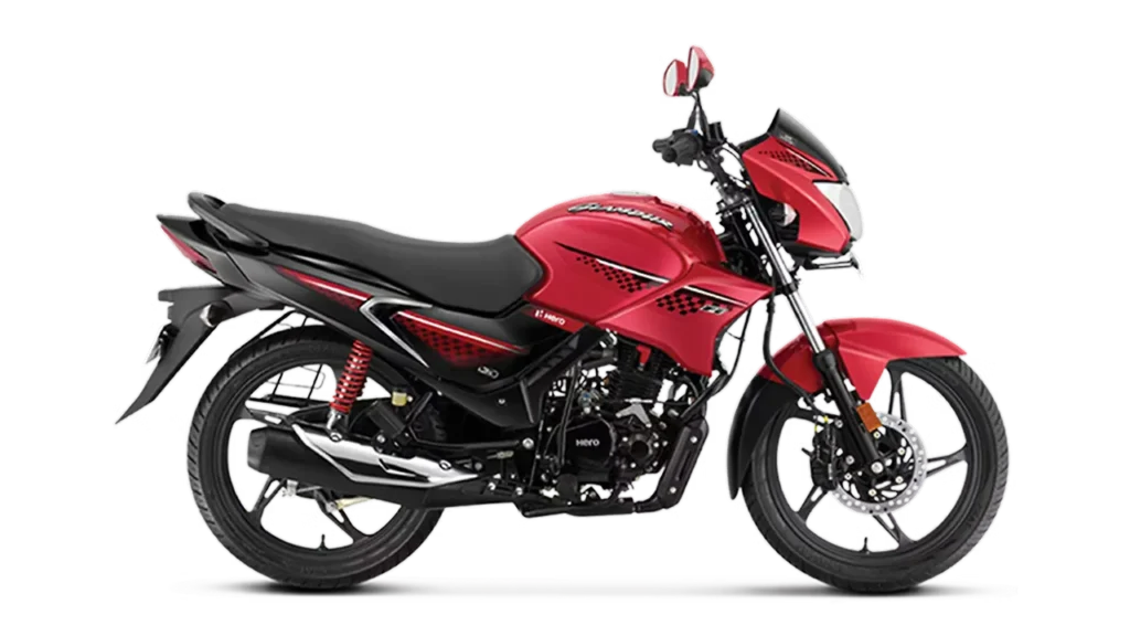 Hero Glamour Bike logo for doorstep repair service and roadside assistance near me