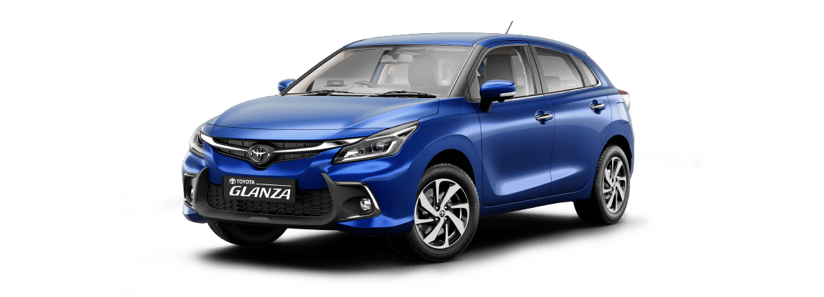 Toyota Glanza Car logo for doorstep repair service and roadside assistance near me