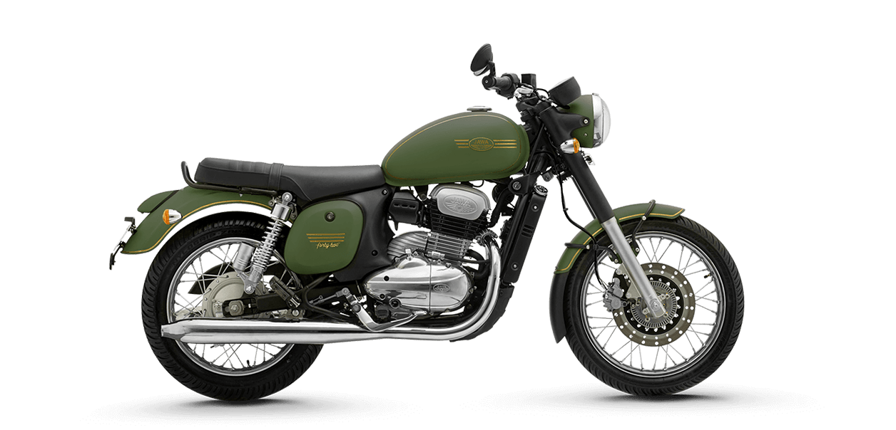 Jawa 42 Bike logo for doorstep repair service and roadside assistance near me