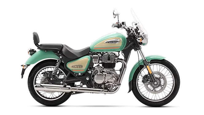 Royal Enfield Meteor Bike logo for doorstep repair service and roadside assistance near me