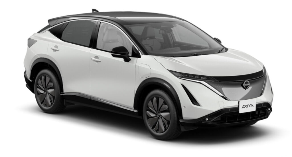 Nissan Ariya EV Car logo for doorstep repair service and roadside assistance near me