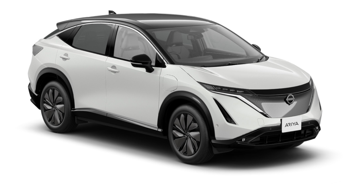 Nissan Ariya EV Car logo for doorstep repair service and roadside assistance near me