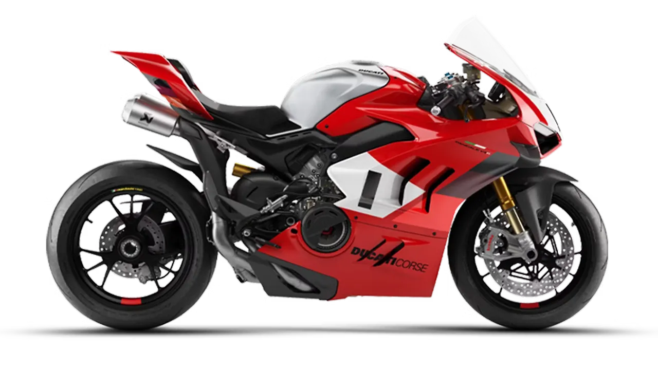 Ducati Panigale V4 R Bike logo for doorstep repair service and roadside assistance near me
