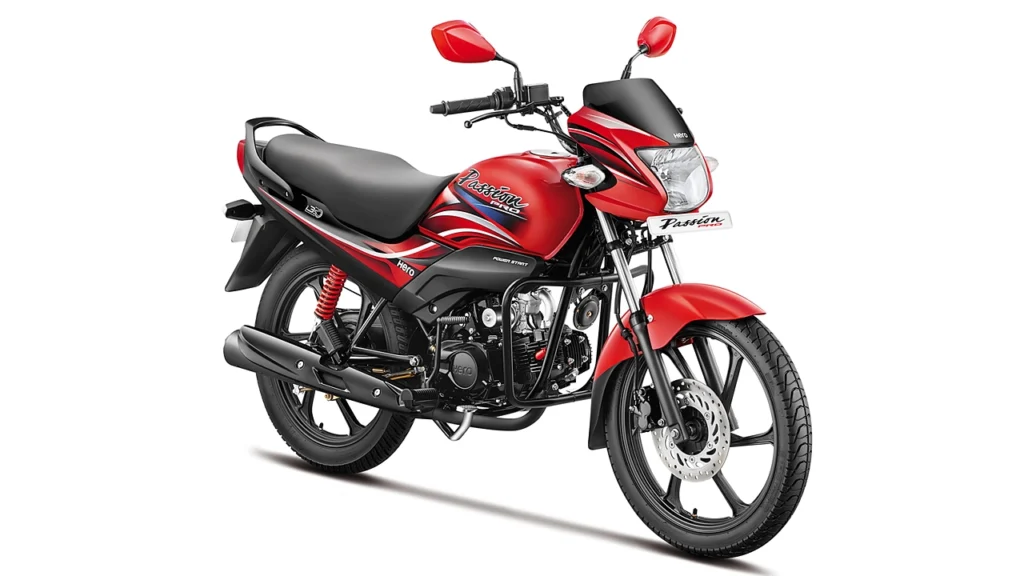 Hero Passion Pro Bike logo for doorstep repair service and roadside assistance near me