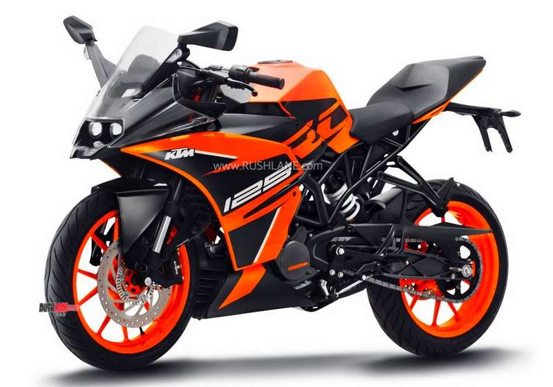 KTM RC 125 Bike logo for doorstep repair service and roadside assistance near me