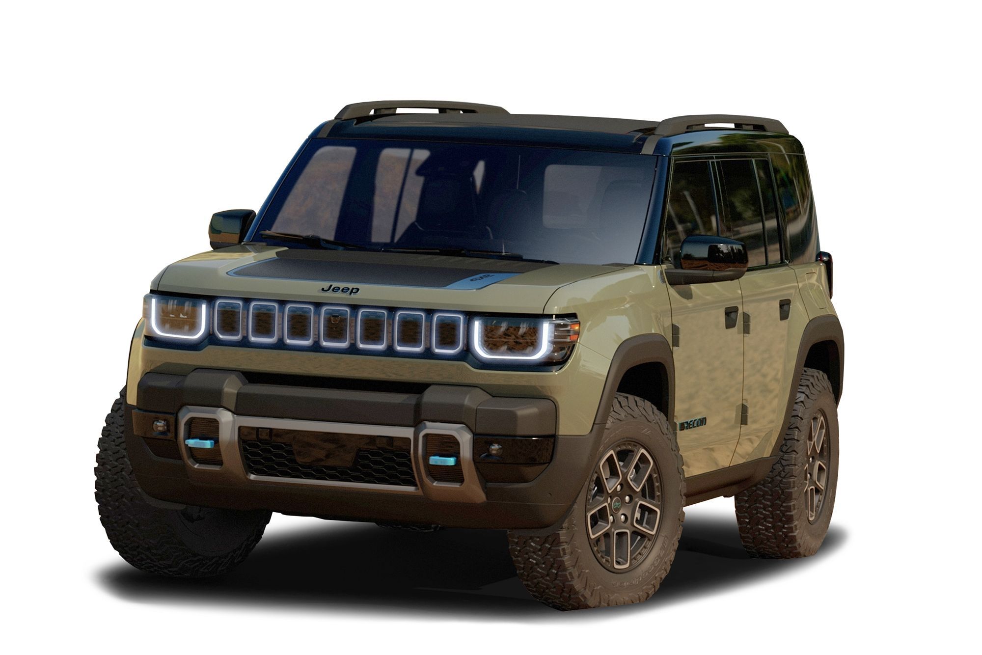 Jeep Recon EV Car logo for doorstep repair service and roadside assistance near me