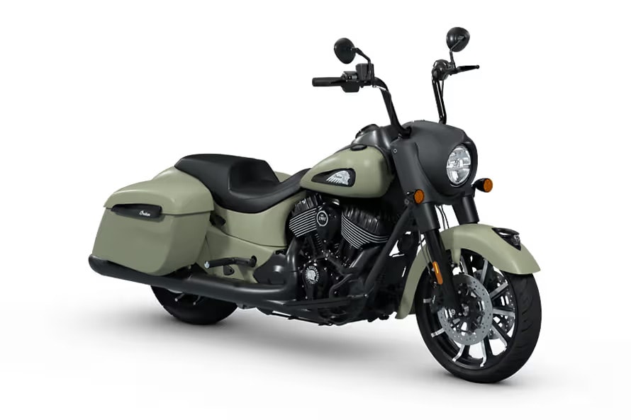 Indian Springfield Dark Horse Bike logo for doorstep repair service and roadside assistance near me