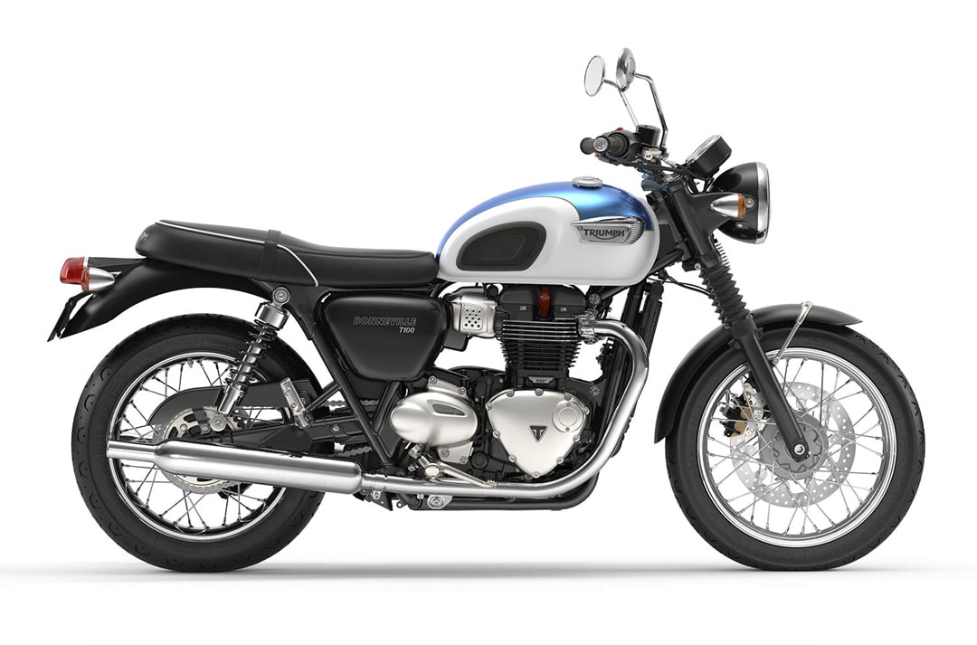 Triumph Bonneville T100 Bike logo for doorstep repair service and roadside assistance near me