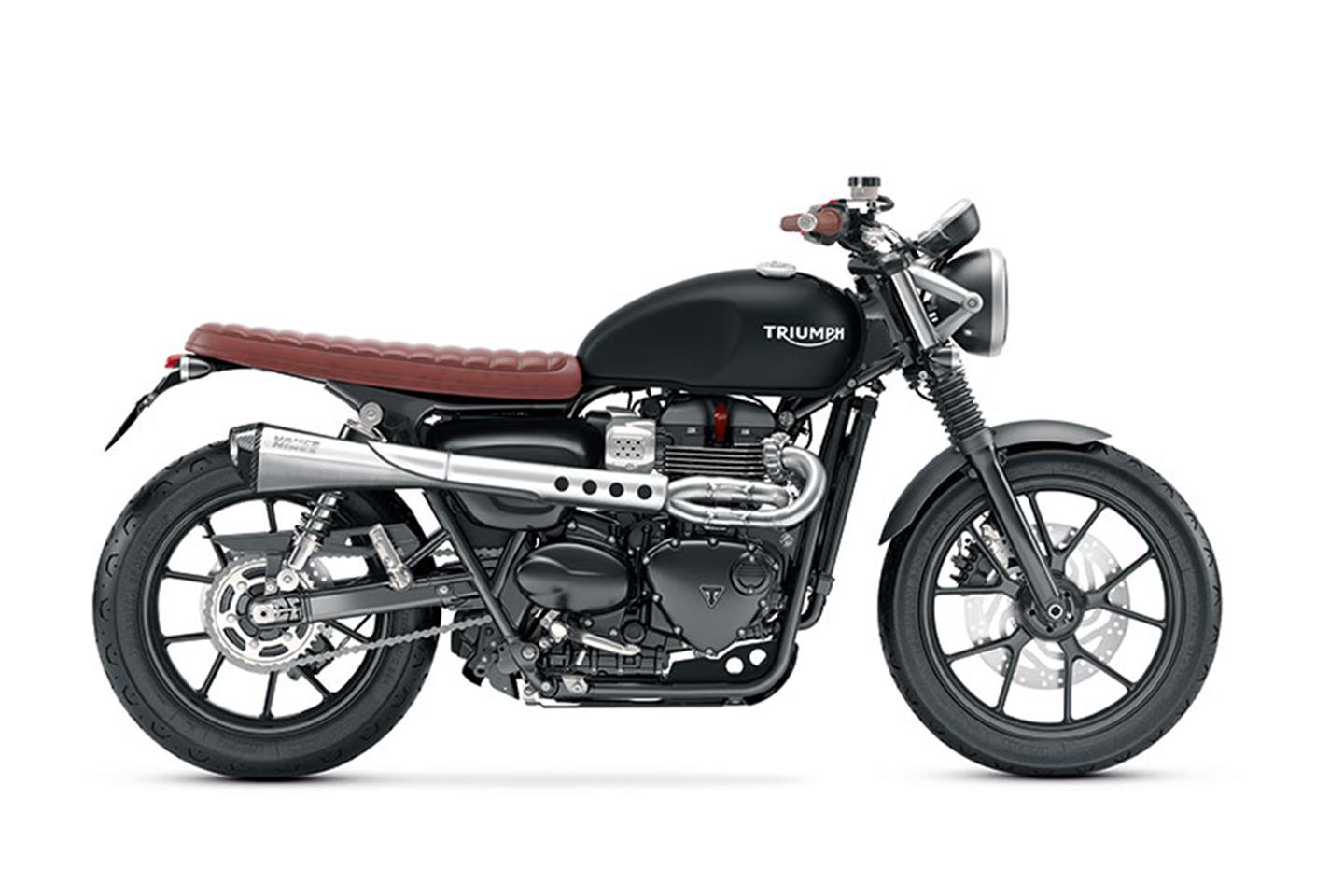 Triumph Street Twin Bike logo for doorstep repair service and roadside assistance near me