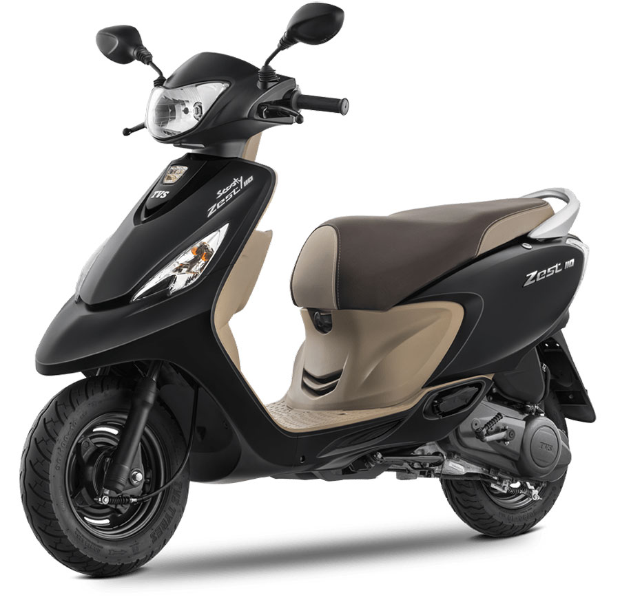 TVS Zest 110 Bike logo for doorstep repair service and roadside assistance near me