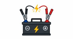 Battery Jump Start Service Icon