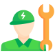 Motorcycle and car not starting troubleshooting and repair icon