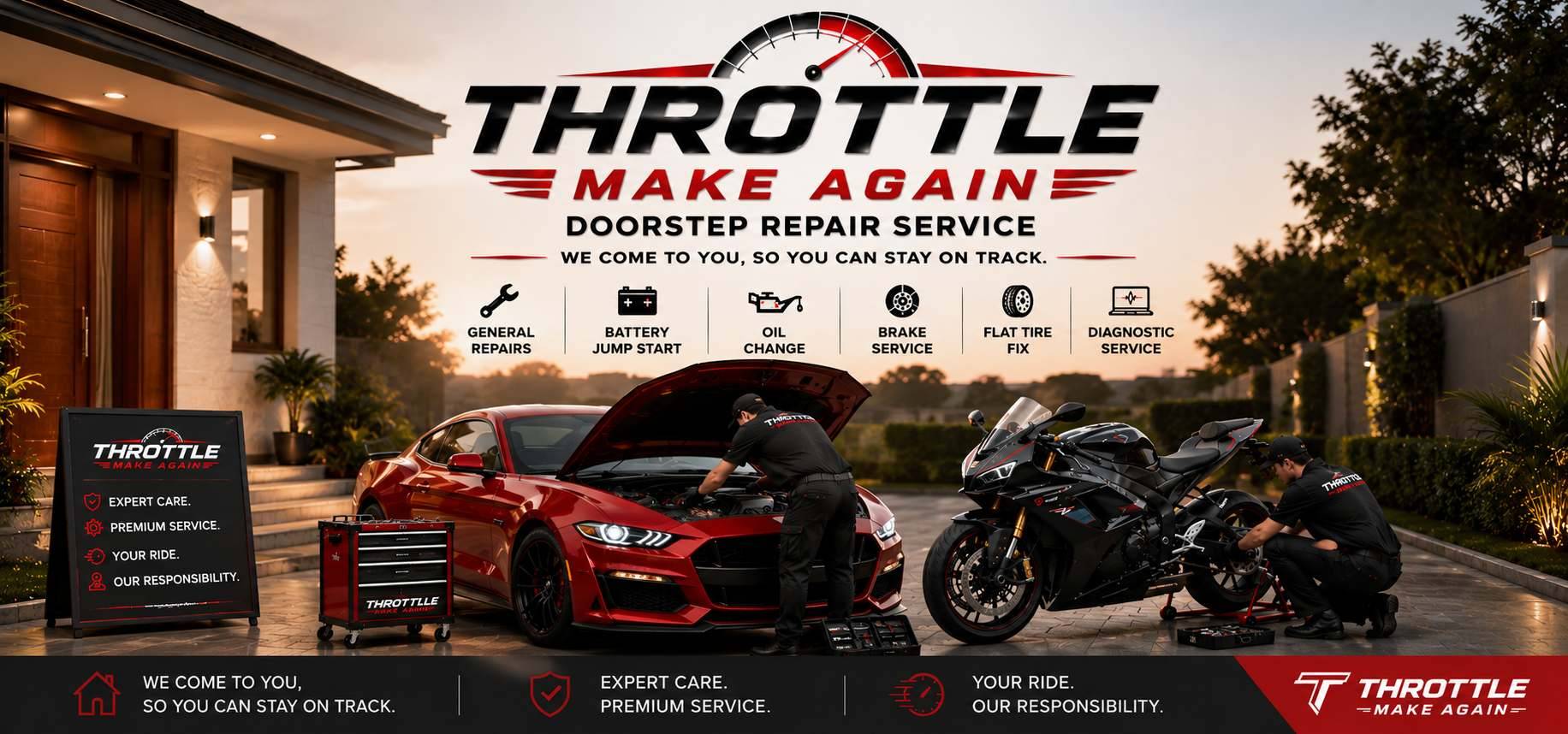 Throttle Make Again Image For Car And Bike Repair Services 7